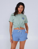 Salty Crew Women's Beacons Shorts in blue dusk colorway