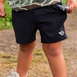 The Burlebo Boys' Athletic Performance Shorts in Black