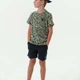 Burlebo Boys' Athletic Performance Shorts in Black