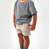 Burlebo Boys' Everyday Performance Shorts in Light Khaki/Into The Wild Pockets Burlebo Boys' Everyday Performance Shorts in Light Khaki/Into The Wild Pockets