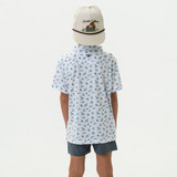 The Burlebo Boys' Performance Polo in the Lone Star Pattern