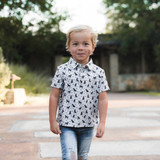 The Burlebo Boys' Performance Polo in Ducks and Dogs