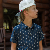 Burlebo Boys' Performance Polo Skate Dog detail