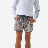Burlebo Boys' Swim Trunks Jumbo Classic Deer Camo