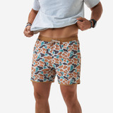 The The Burlebo Men's Swim Trunks in in Bayside Camo