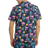 The Party Pants Men's Performance Cabana Shirt in Black