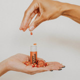 Poppy & Pout Lip Balm - Pomegranate Peach
