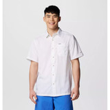 The Columbia Men's PFG Slack Tide Camp Shirt in White