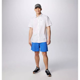 Columbia Men's PFG Slack Tide Camp Shirt White side view