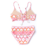 Shade Critters Girls' Summer Sorbet Crochet Bikini in pink colorway