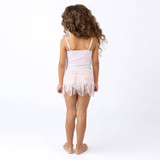 Shade Critters Girls' Fringe Skirt Cover Up in light pink colorway