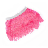 Shade Critters Girls' Fringe Skirt Cover Up Hot Pink side view