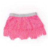 Shade Critters Girls' Fringe Skirt Cover Up Hot Pink detail