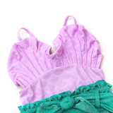 Shade Critters Toddler Girls' Shimmer Mermaid One Piece Swimsuit in multi colorway lay flat