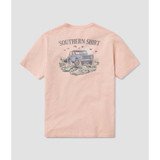The Southern Shirt Men's Outer Banks Tee SS in Peach Melba colorway