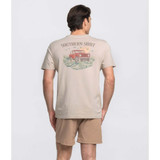 The Southern Shirt Men's Outer Banks Tee SS in Taupe colorway