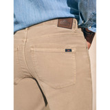 The Faherty Men's Stretch Terry 5 Pocket Pants in Desert Khaki