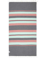 Sand Cloud Siargao Stripe 37" x 67" Beach Towel in navy