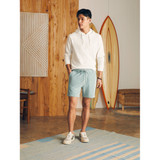 The Faherty Men's 6" Corduroy Shorts in Gulf Blue