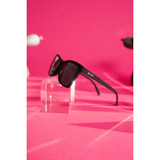 these New Wave Renegade Pop G Sunglasses in black colorway