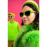 Block Born To Be Envied Pop G Sunglasses in lime / green colorway