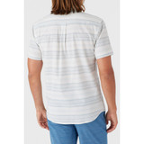 The O'Neill Men's TRVLR UPF Stripe Standard Shirt in White