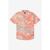 The O'Neill Boys' Oasis Eco Shirt in Coral