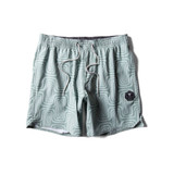 The Vissla Men's Congos 16.5 inch Ecolastic Volley Shorts in Light Sage