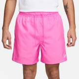 The Nike Men's Woven Club Flow Shorts in Playful Pink