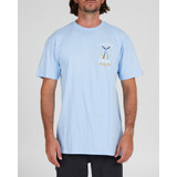 The Salty Crew Tailed Standard Tee in Light Blue