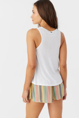 O'Neill Women's Tokeena Knit Tank Top in White colorway