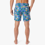 Fair Harbor Men's The Bayberry Trunk in Cobalt Tropical Skies colorway