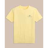 Southern Tide Boys' Bottoms Up Short Sleeve T-Shirt in Blonde colorway