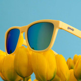 Goodr The OG Tulip Fever in Pastel yellow/ blue mirror colorway