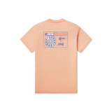 The Southern Marsh Men's Fly Reel Seawash Pocket Tee in the Terracota Colorway