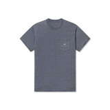 The Southern Marsh Men's Posted Pelican Seawash Pocket Tee in Washed Navy