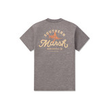 The Southern Marsh Men's Marlin Fieldtec Pocket Tee in Midnight Grey