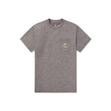 The Southern Marsh Men's Marlin Fieldtec Pocket Tee in Midnight Grey