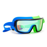 The Bling2o Boys' Prismatic Swim Goggles in Cyborg Cyan