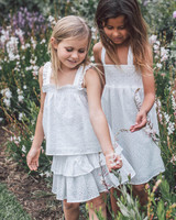 Emergency Kits & Gifts Girls' Bloom Tank Top in White colorway