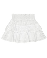 Feather 4 Arrow Girls' Alice Skirt in White colorway