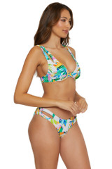 Becca Women's Isla Verde Presley Hipster Bikini Bottoms in Multi colorway