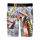 The Ethika Men's Staple Boxer Briefs in the BMR Money Bags Pattern