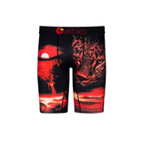 The Ethika Boys' Staple Boxer Briefs in the Dark Safari Pattern