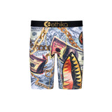 The Ethika Boys' Staple Boxer Briefs in the BMR Mr Bags Pattern