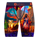The Ethika Boys' Staple Boxer Briefs in the Outlaw Pattern