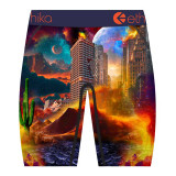 The Ethika Boys' Staple Boxer Briefs in the Outlaw Pattern
