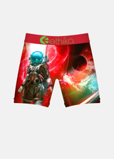 Ethika Boys' Staple Boxer Briefs in the Red Planet Pattern