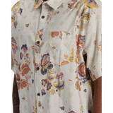 Billabong Men's Sundays Short Sleeve shirt few in Taupe colorway