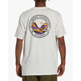 Billabong Men's Rockies Short Sleeve T-Shirt in Off White colorway